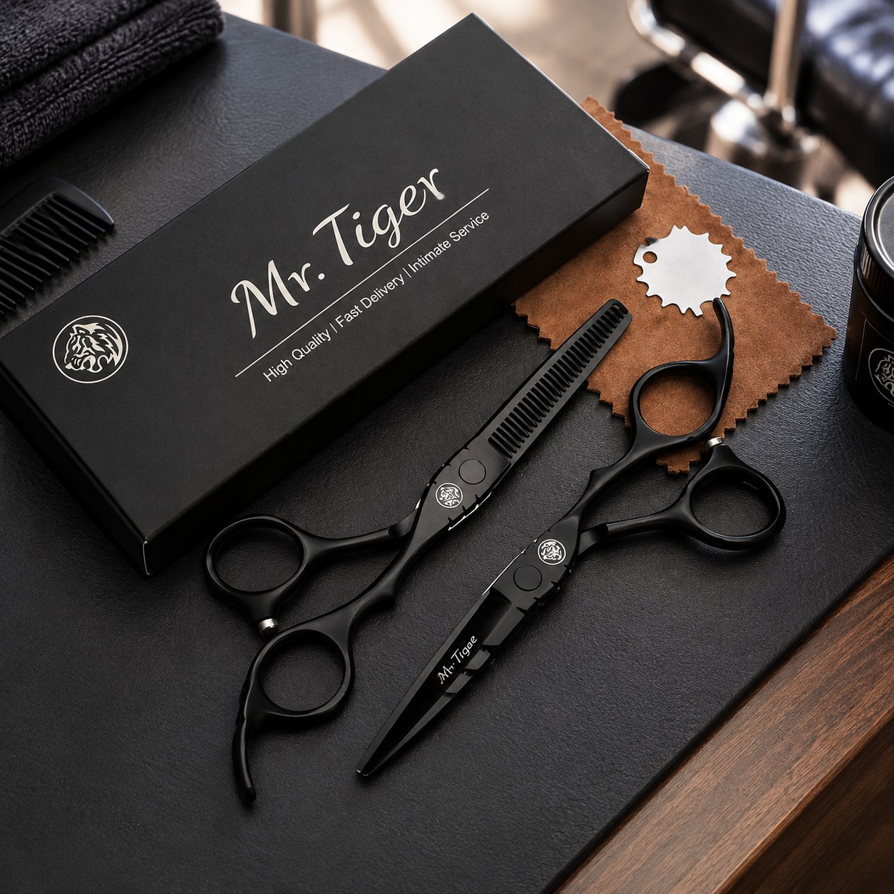 Sharp Blade 5.5 6.0 Hair Scissors Professional Barber Scissors Cut