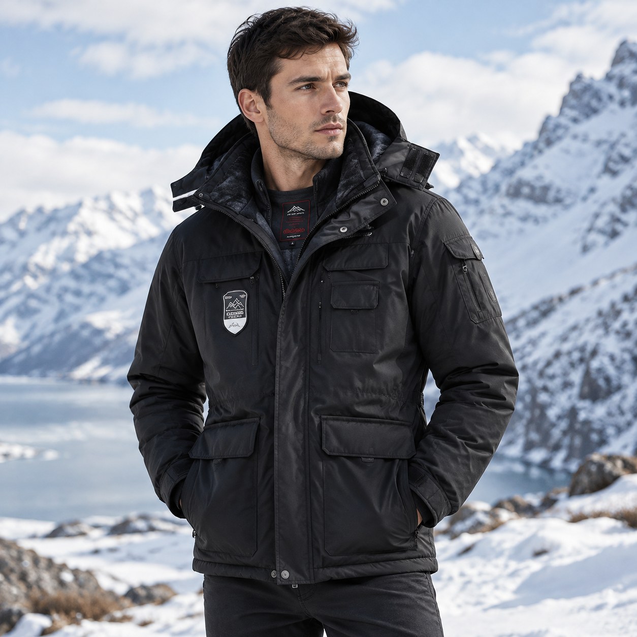 (M-Black Gray) Please note that our names start with color and size — Men's clothing