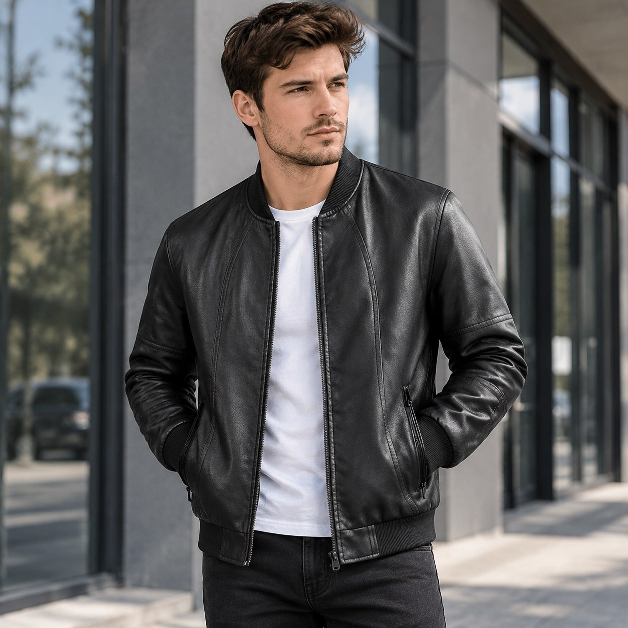 (8xL-987 Black)Atkreipkite dėmesį, kad mūsų pavadinimai prasideda spal — Men's clothing