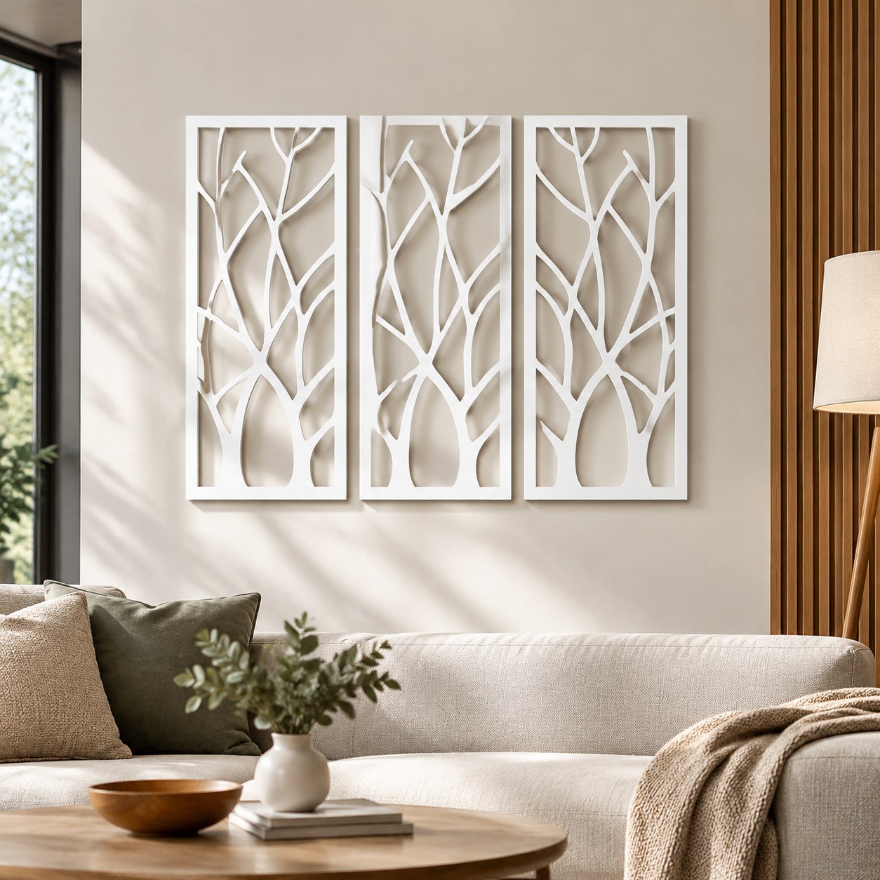 Dark Red Brand Acrylic Trees of Happiness Wall Stickers — Home decor