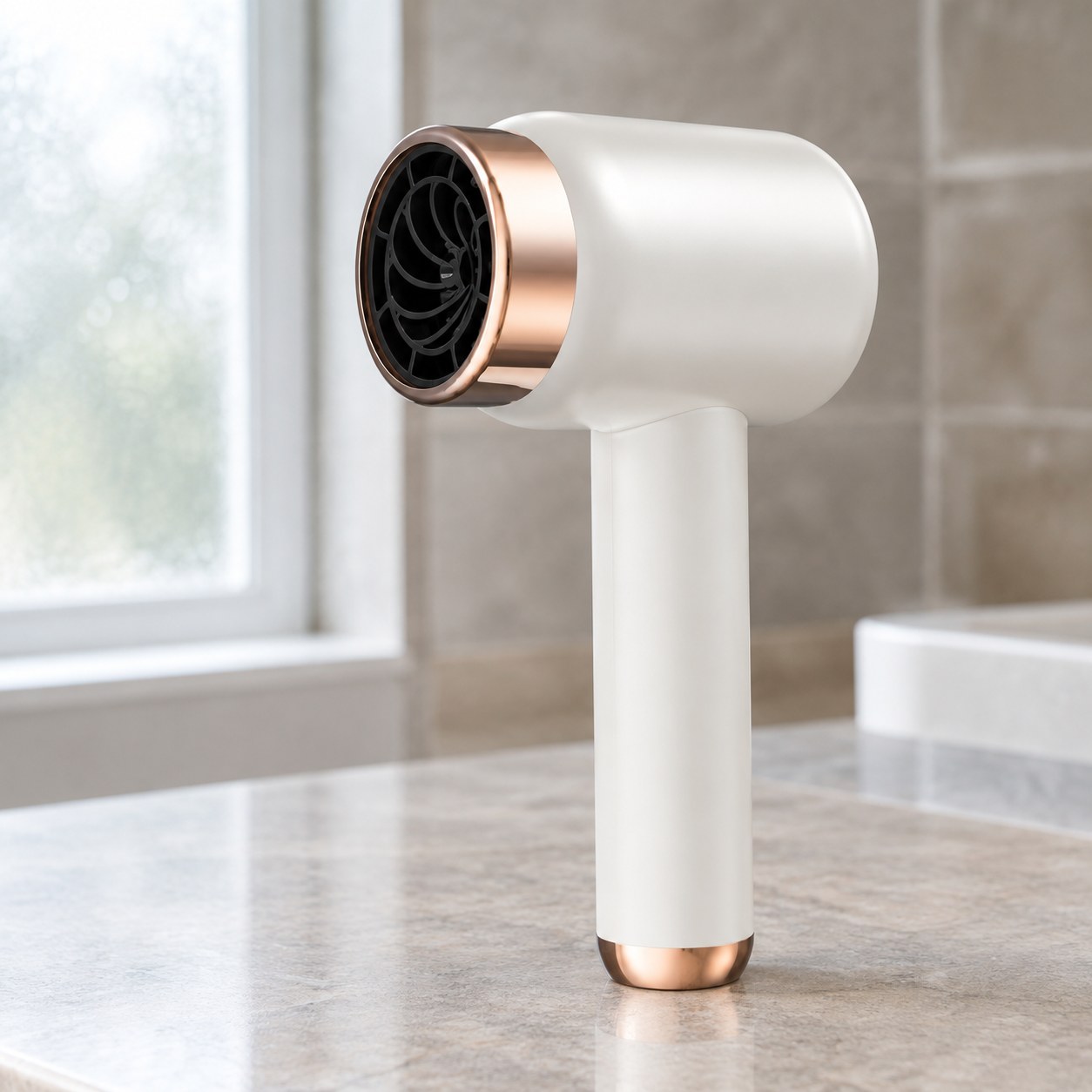 Dark Red Brand Wireless Hair Dryer and Rechargeable Portable USB