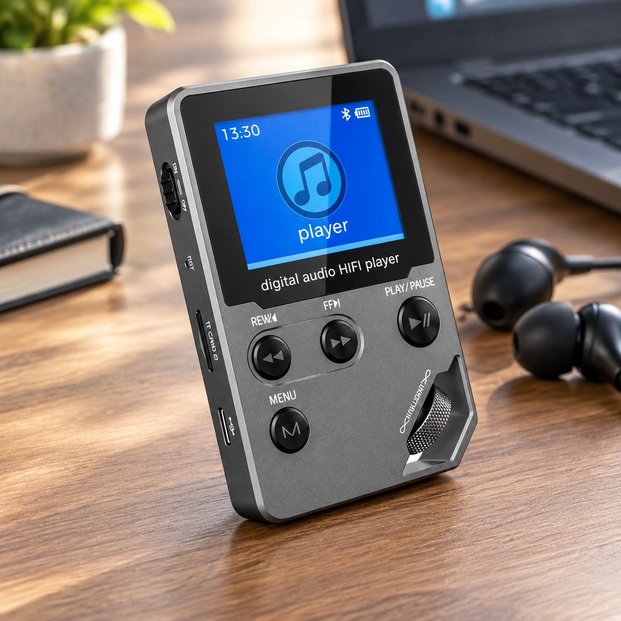8G Zinc Alloy MP3 Player, Hi-Fi Sound Quality, Music Pl — Audio and video equipment