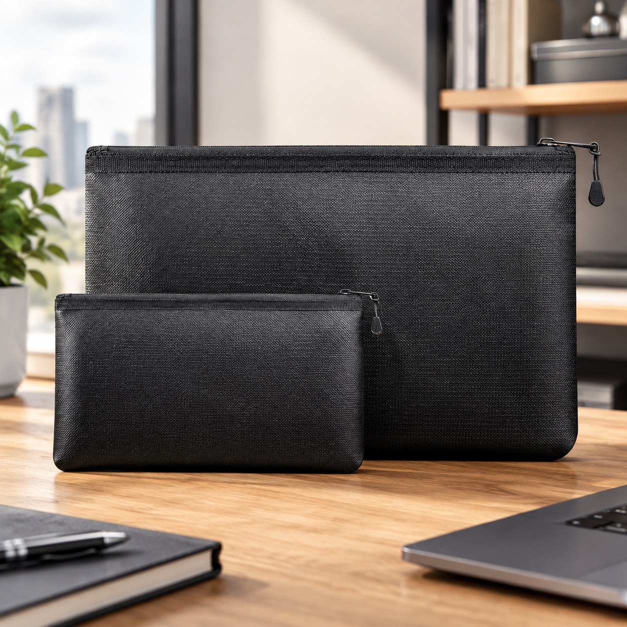 Fireproof Document Bag with Zipper — Household essentials