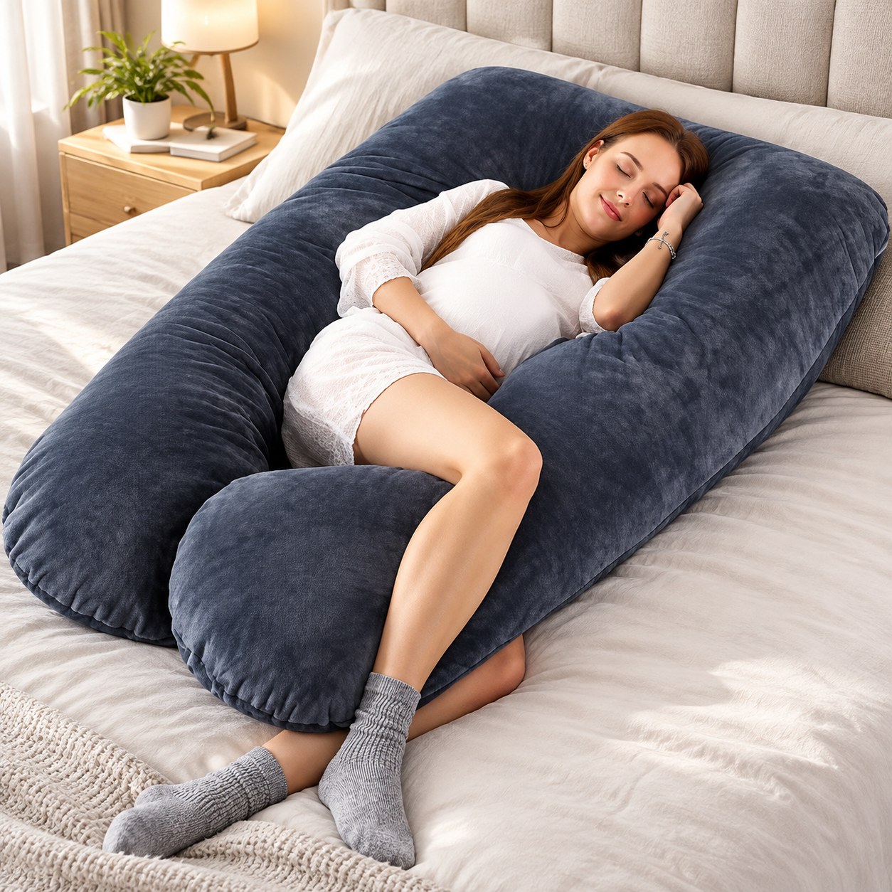 U-Shaped Pregnancy Pillow — Home textiles