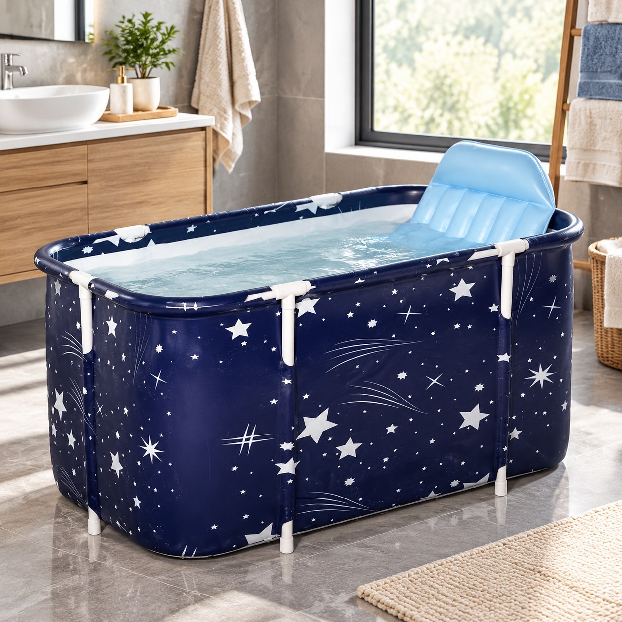 Easy-to-Install Foldable Bathtub for Adults — Plumbing