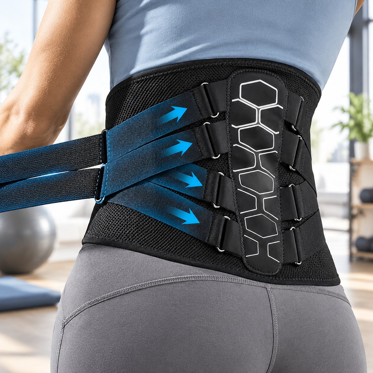 Adjustable Lumbar Support Belt — Sports equipment
