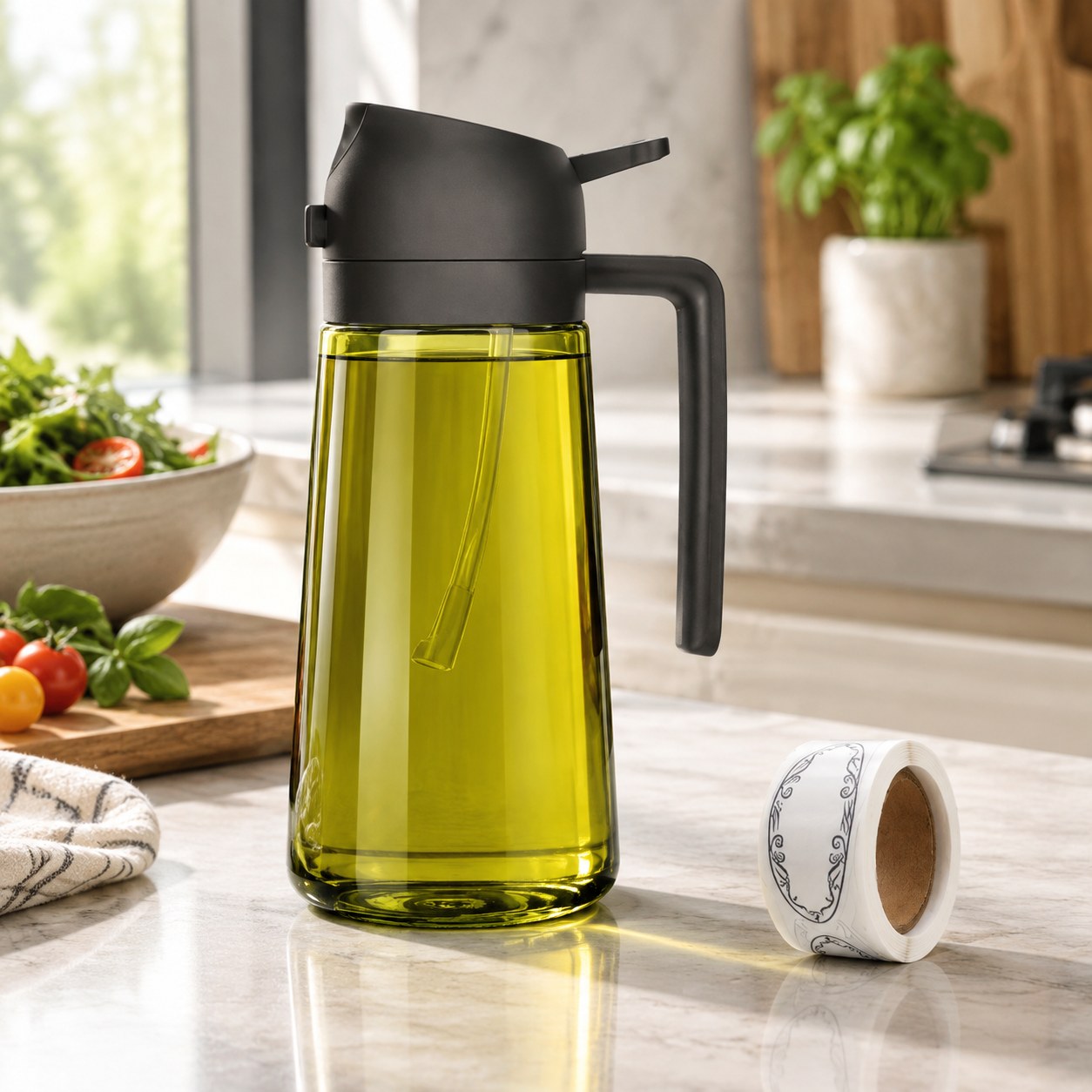 Oil Sprayer and Dispenser — Kitchen and tableware