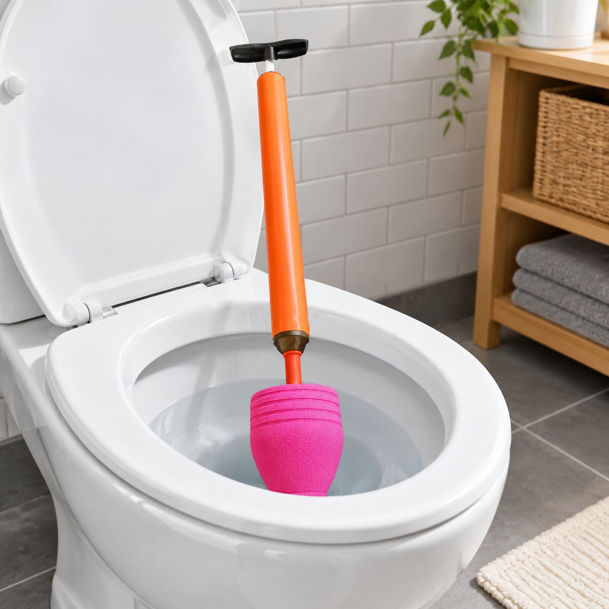 Pneumatic Toilet Unblocker — Plumbing