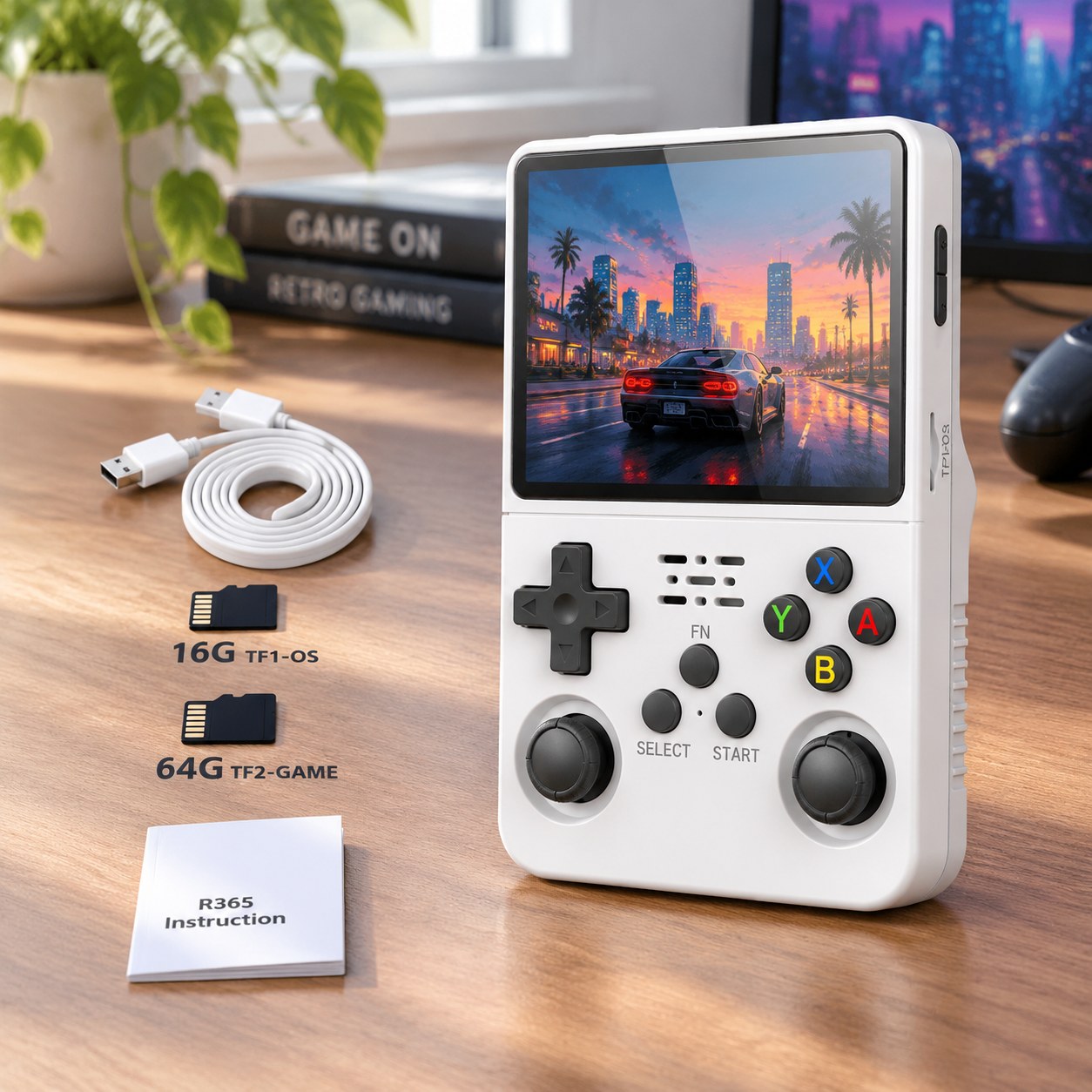 DATA FROG R36S Retro Handheld Video Game Console Linux System 3.5 — Gaming