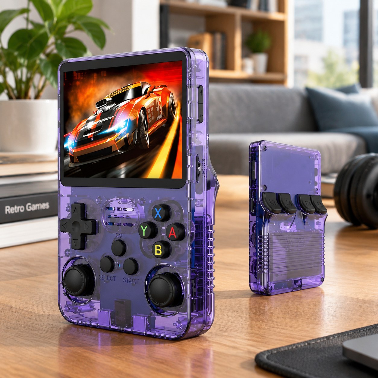 BOYHOM R36S retro delninis vaizdo žaidimų konsolė Linux sistema 3,5 co — Gaming