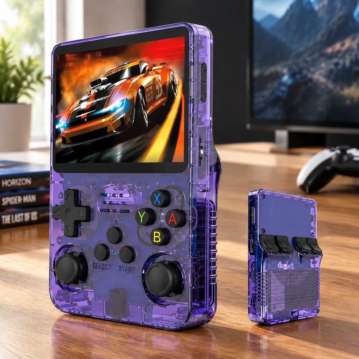 Rankinis žaidimų grotuvas R36S retro vaizdo žaidimų konsolė 3,5 colio — Gaming