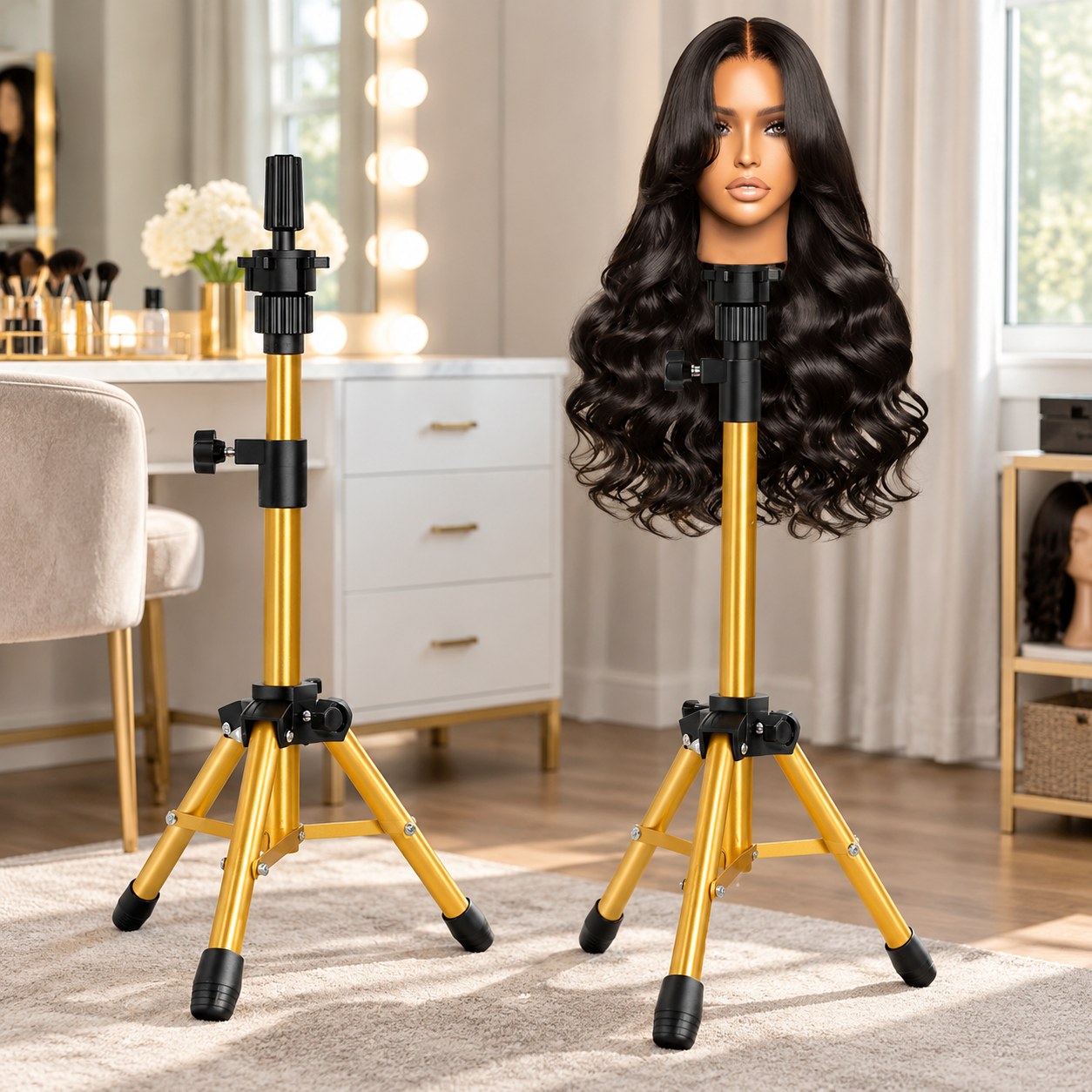 Universal Luxury Mannequin Head Stand for Wigs – U- — Perfume and cosmetics
