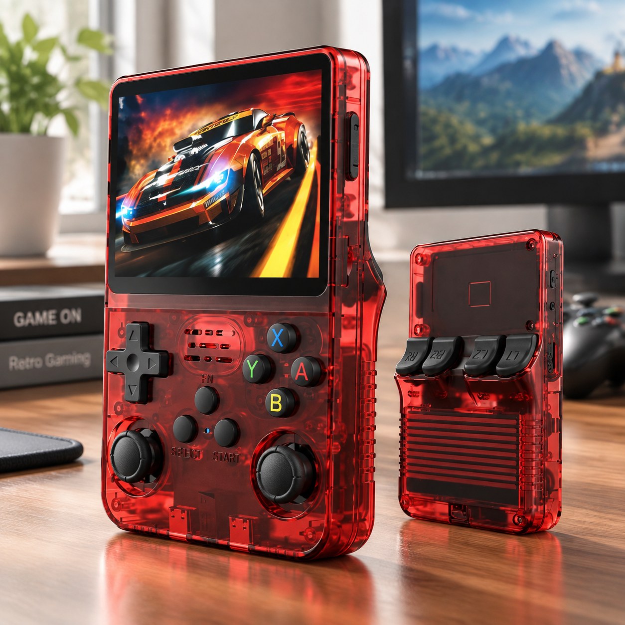 R36S Linux Video Game Console 3.5 Inch IPS Screen Portable - K — Gaming