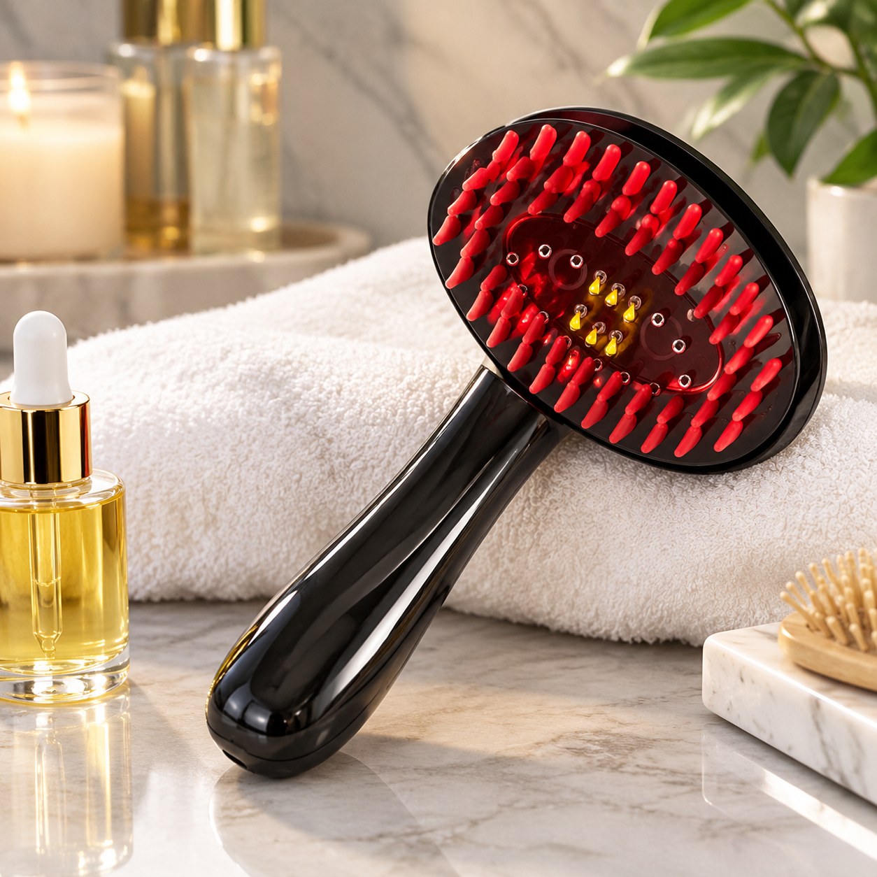 Mass Massage Massager Head Comb Anti-Hair Loss Infrared Growth — Perfume and cosmetics