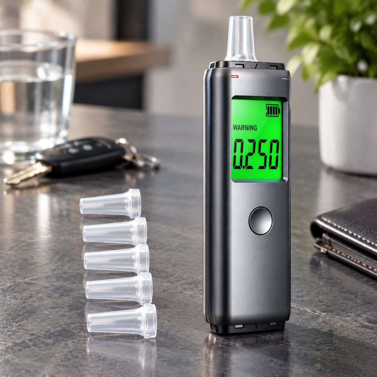 Professional Rechargeable Breathalyzer — Car accessories