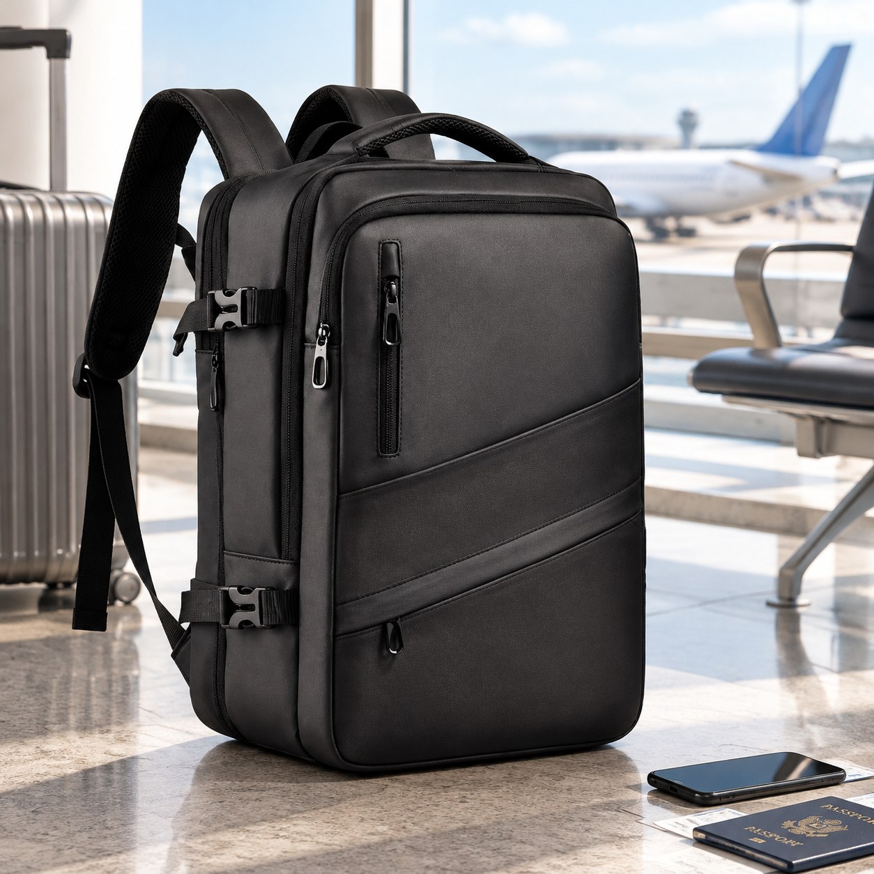 Expandable Travel Backpack — Camping and hiking