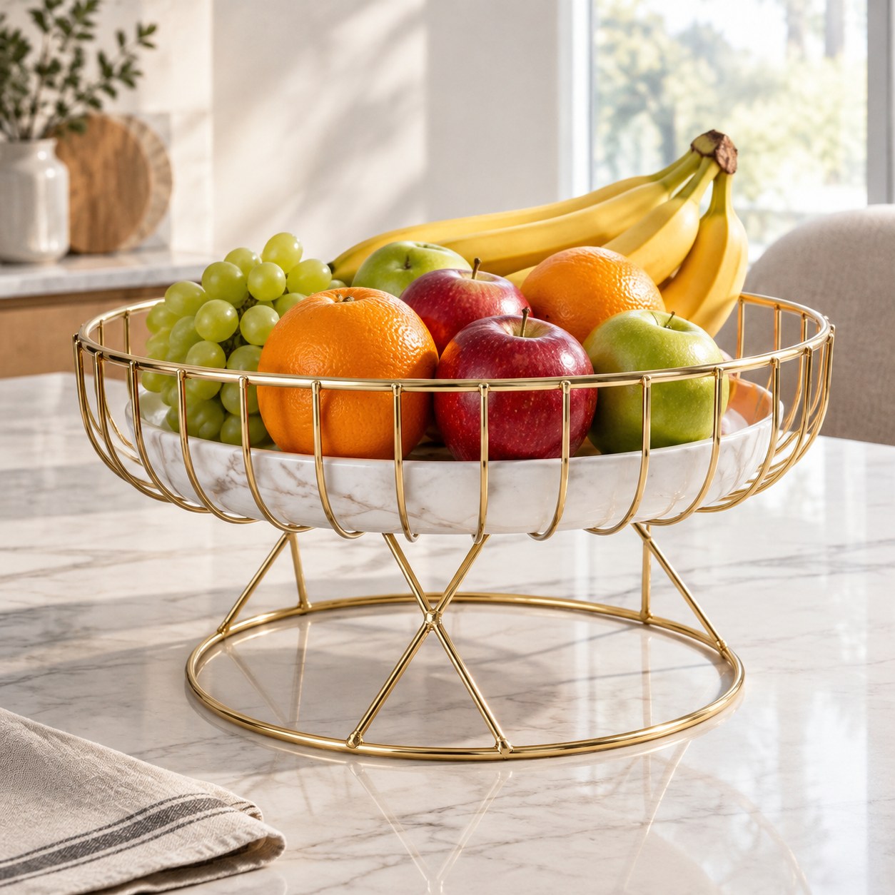 Metal Fruit Basket, 1 pc. — Kitchen and tableware