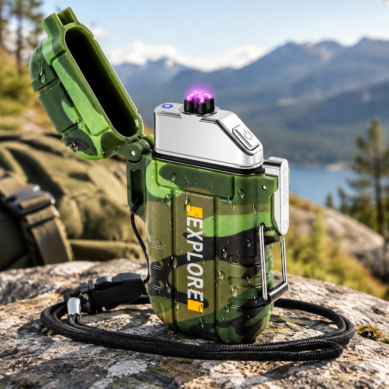 Rechargeable Plasma Lighter, 1 pc — Gifts, decorations and flowers