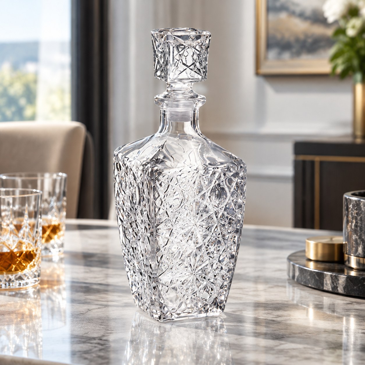 Glass Decanter, 800 ml — Kitchen and tableware