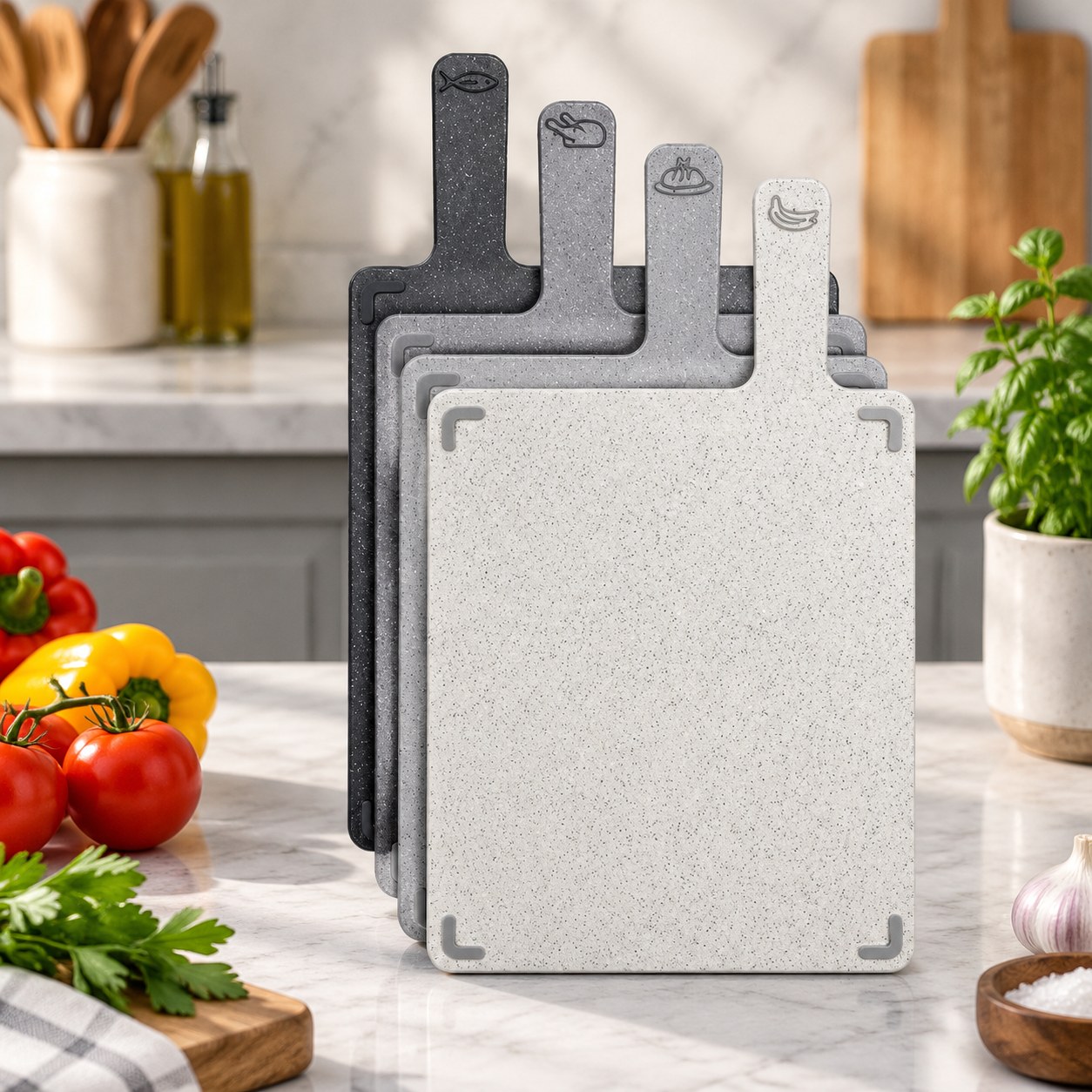 4-Piece Cutting Board Set — Kitchen and tableware