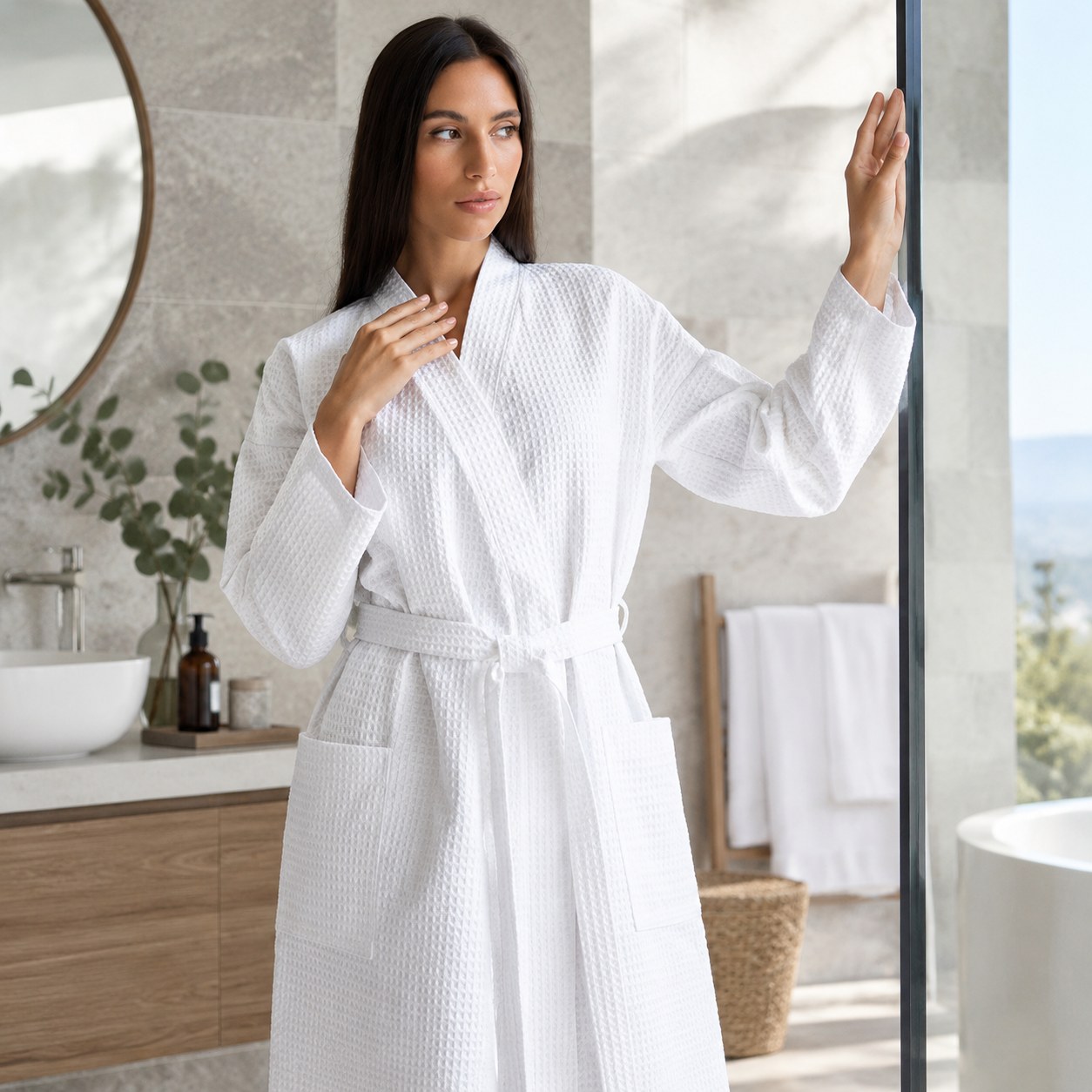 Women's Robe, White