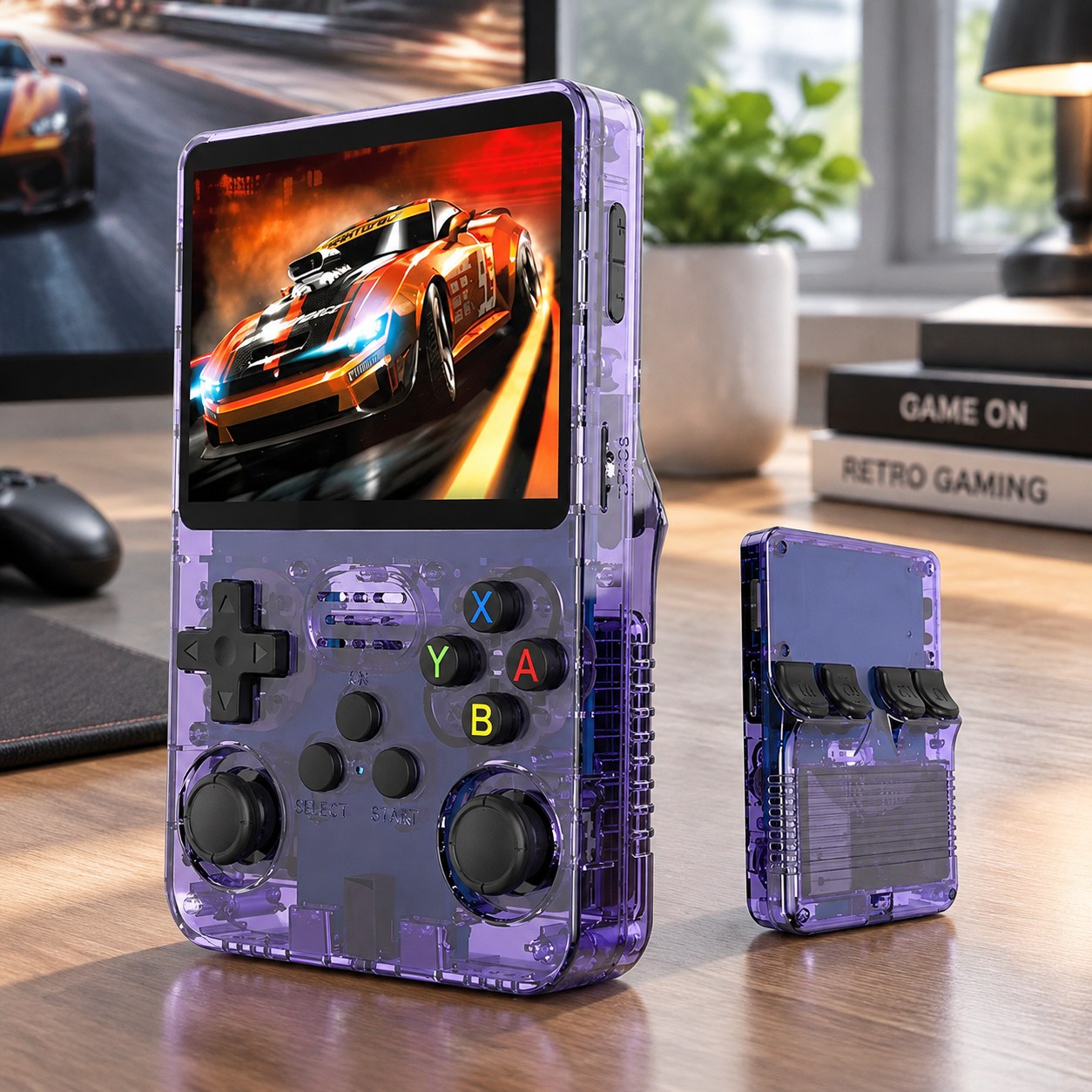 ORIGINAL RETRO GAMING CONSOLE ArkOS 2.0 R36S – 20 000 GAMES, 64GB,