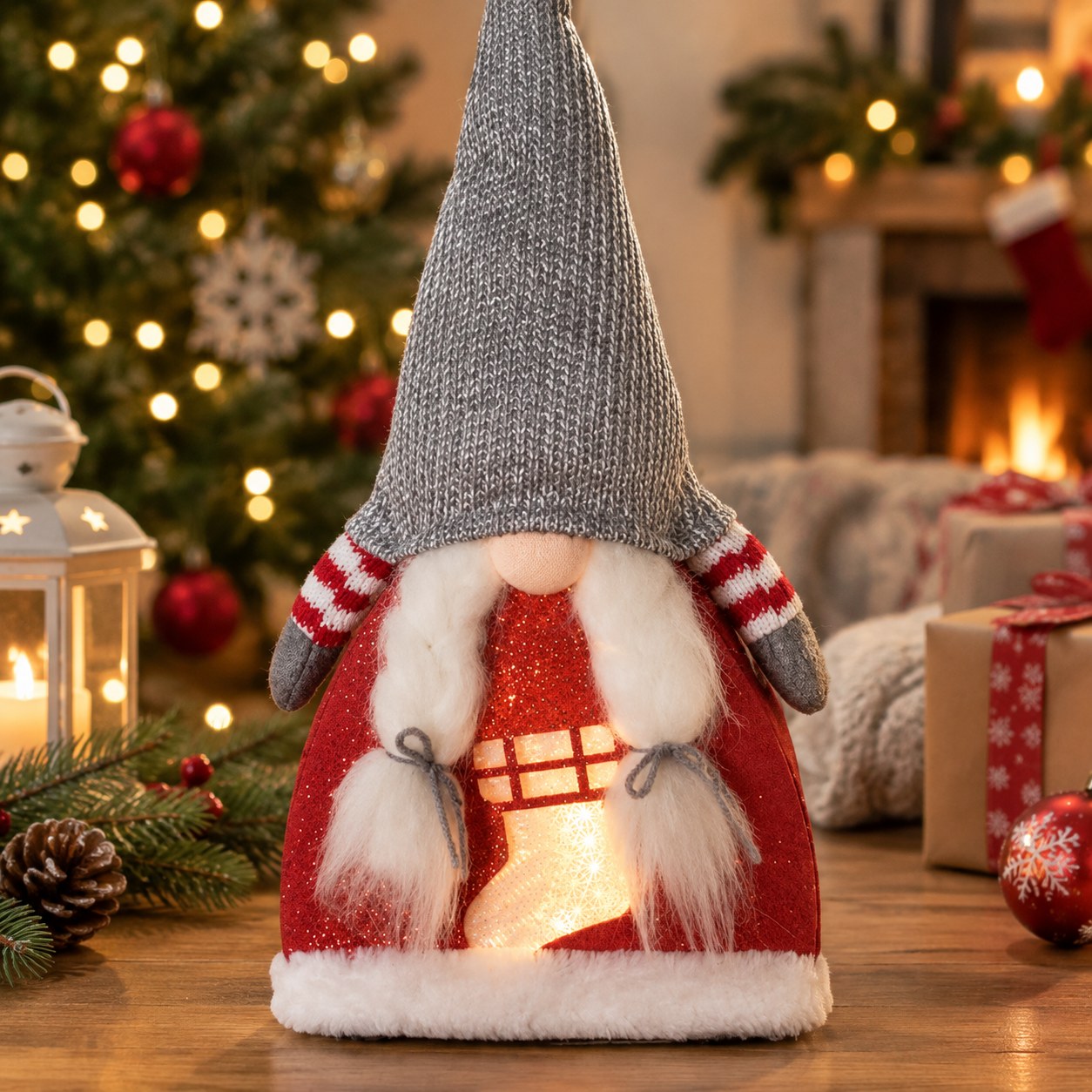 Jumi Christmas Gnome with LED Lighting