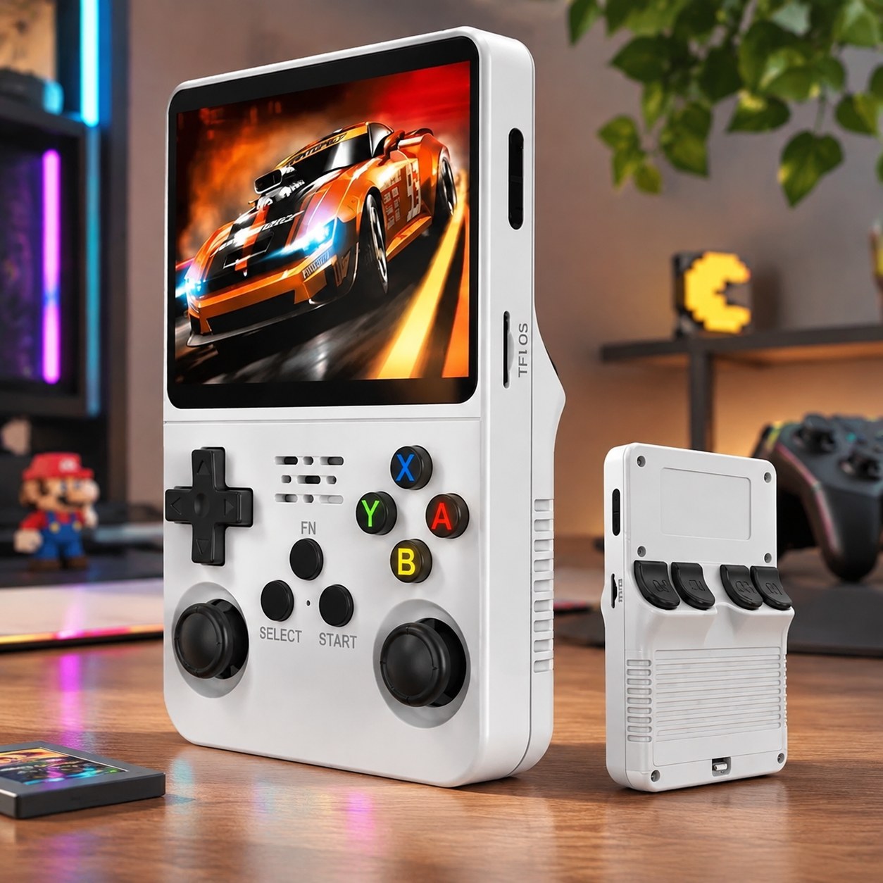 R36s Retro — Pocket Gaming Computer with 3.5-inch IPS Screen, 2