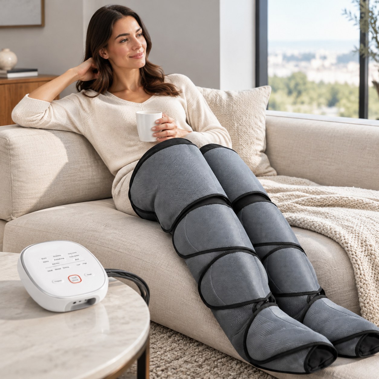 Mirusus Elegante Lymphatic Drainage Pneumatic Compression Leg Device