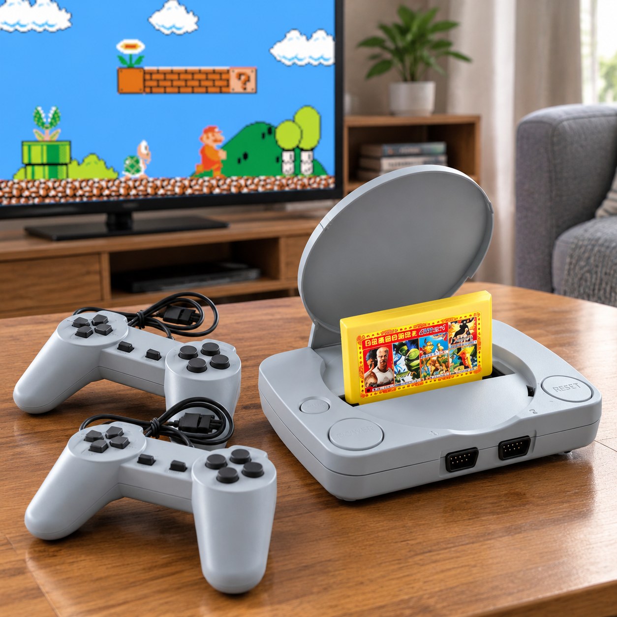Retro Game Console + Games