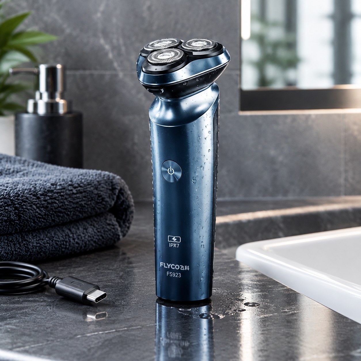 FLYCO FS923 type-c IPX7 Electric Shaver