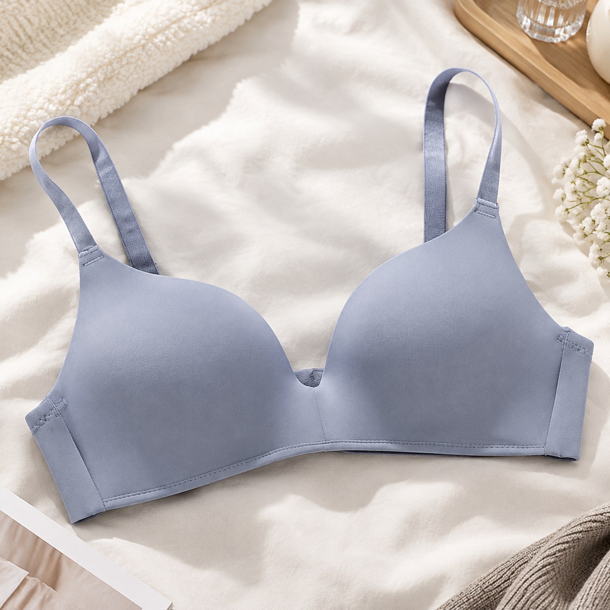 Women's Bra, Grey