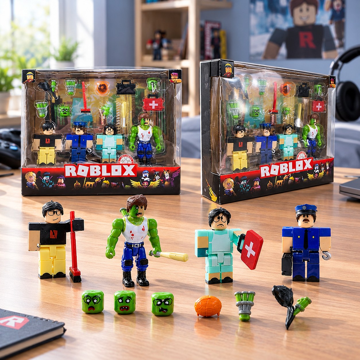 Roblox Zombie vs. Doll Action Figure Set — Toys for boys