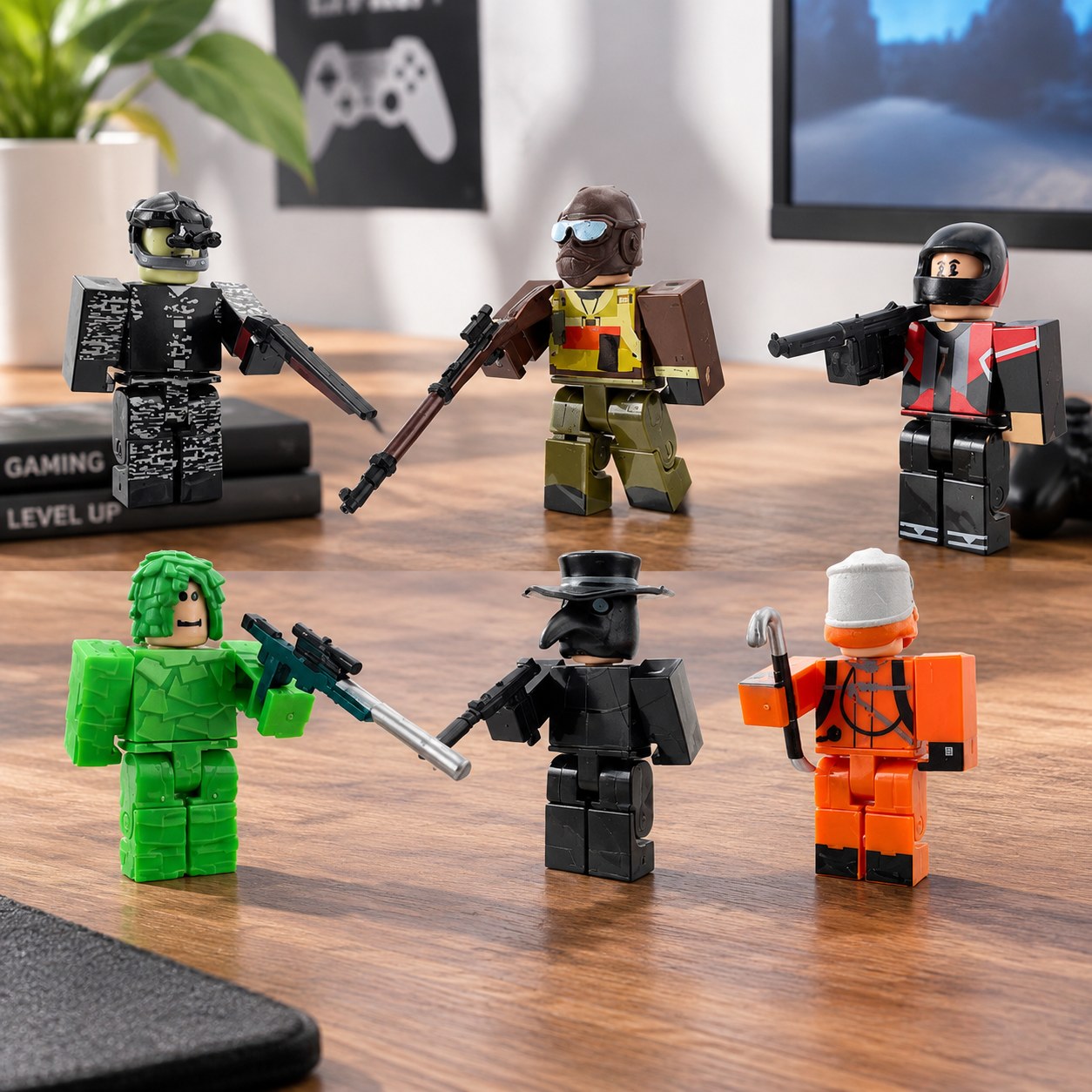Dark Red Brand Action Figure Set — Toys for boys