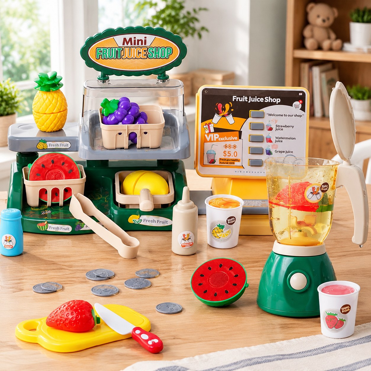 Play house Fruit Juice Shop Playset — Toys for girls