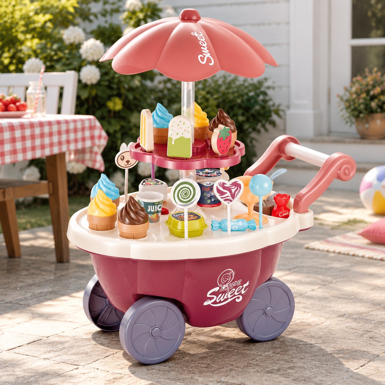 Matadi Sweet Ice Cream Cart — Toys for girls