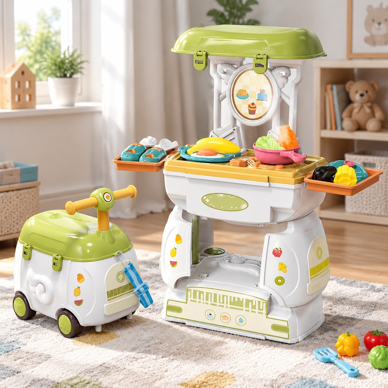 Sarzi 2-in-1 Toy Cook Kitchen Set for Kids — Toys for girls