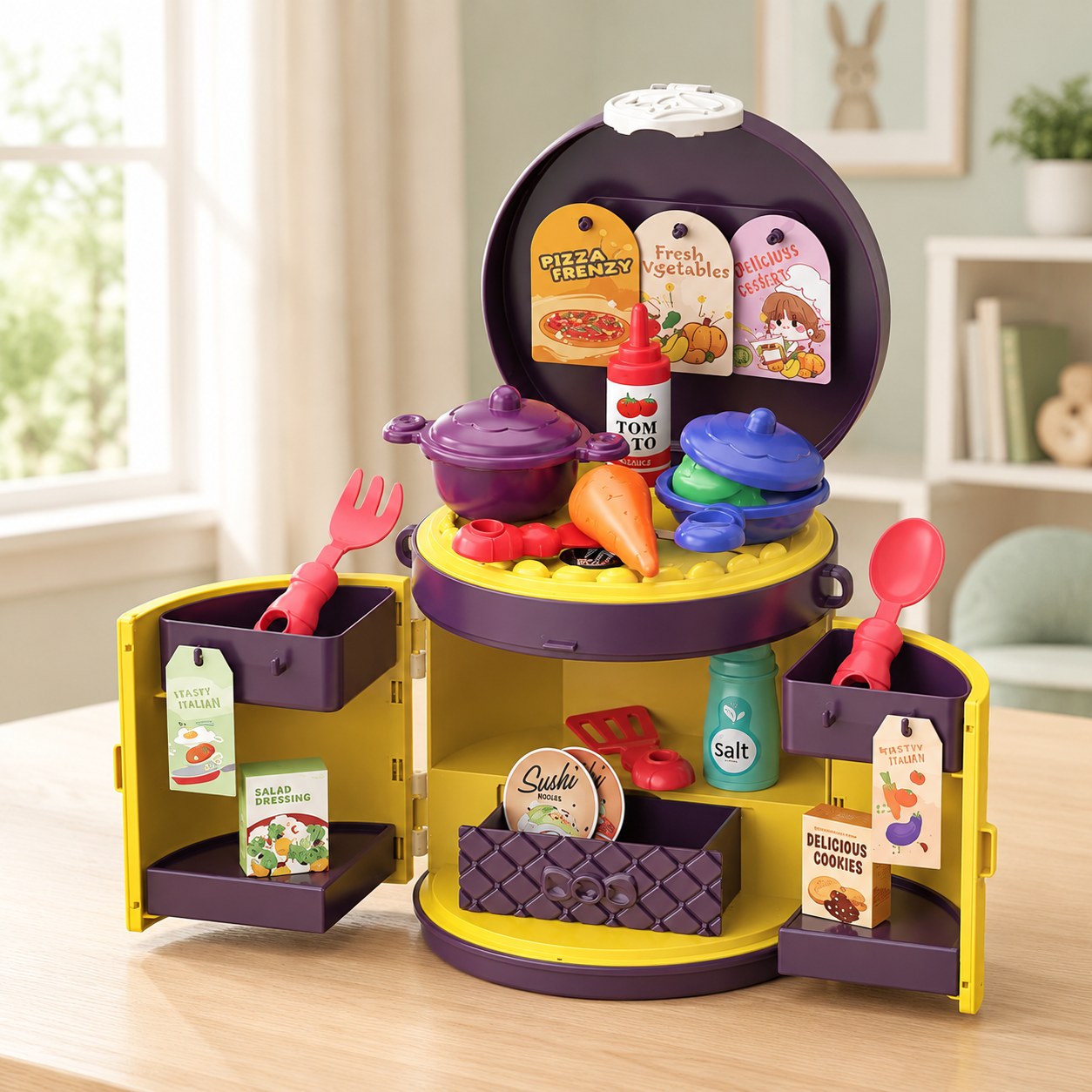 Vanyeh Kitchen Chef Children's Toy Kitchen — Toys for girls