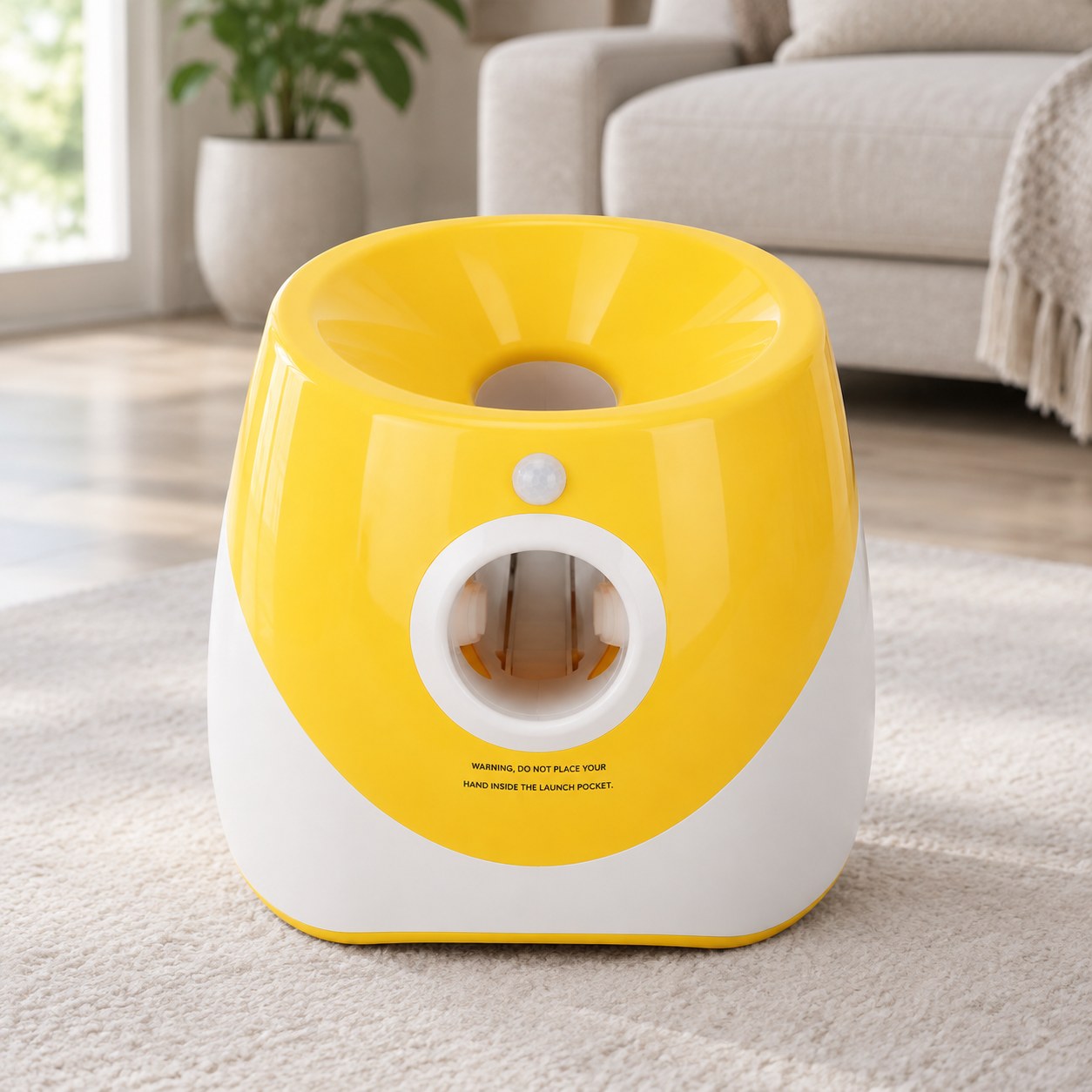 Dark Red Brand Automatic Dog Ball Launcher