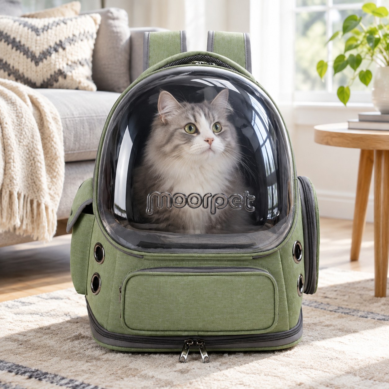 Dark Red Brand Pet Carrier Backpack for Cats/Dogs