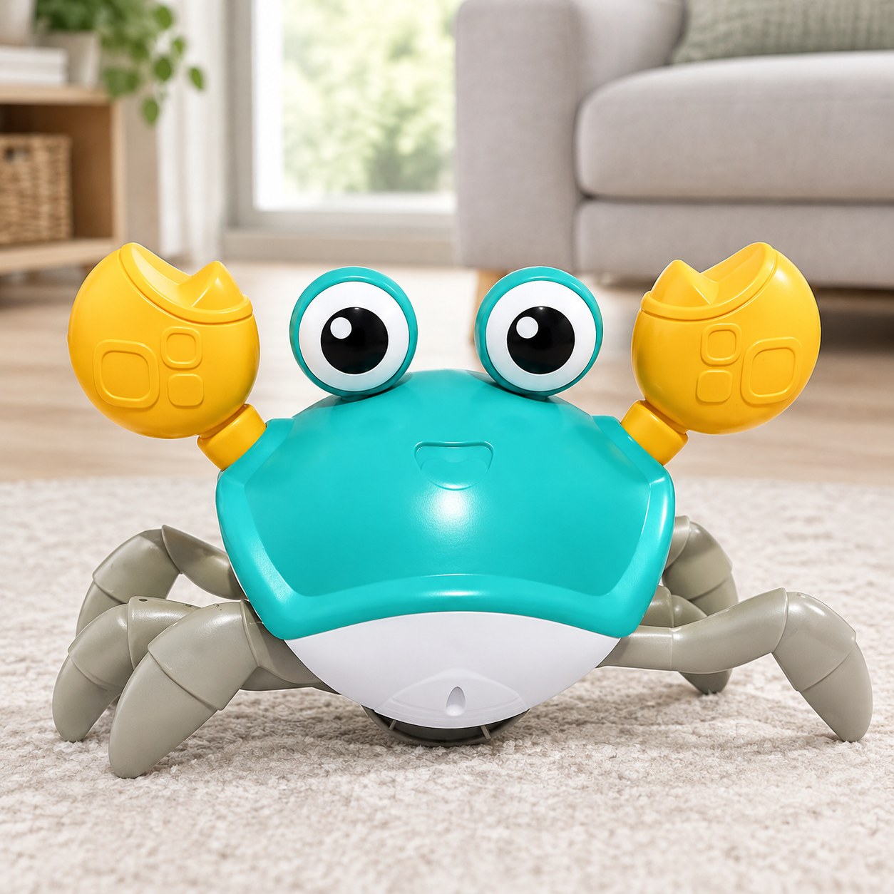 Dark Red Brand Interactive Pet Toy Crab — Dogs