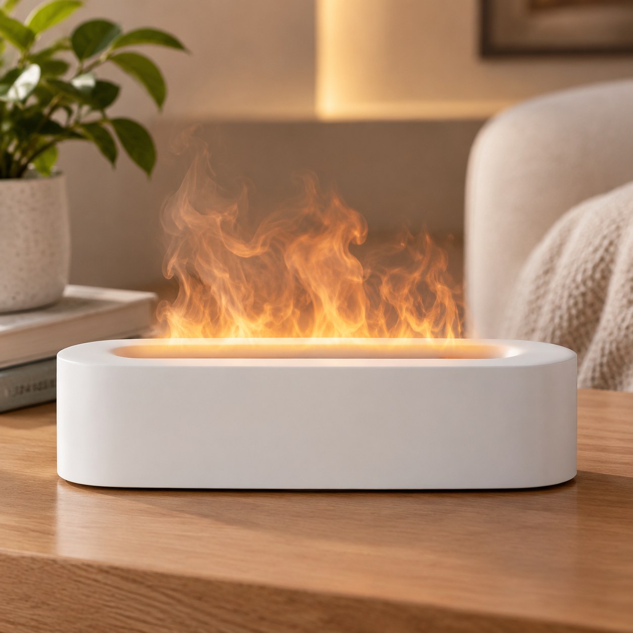 Dark Red Brand Flame Effect Aromatherapy Diffuser, 150 ml — Air conditioning and ventilation