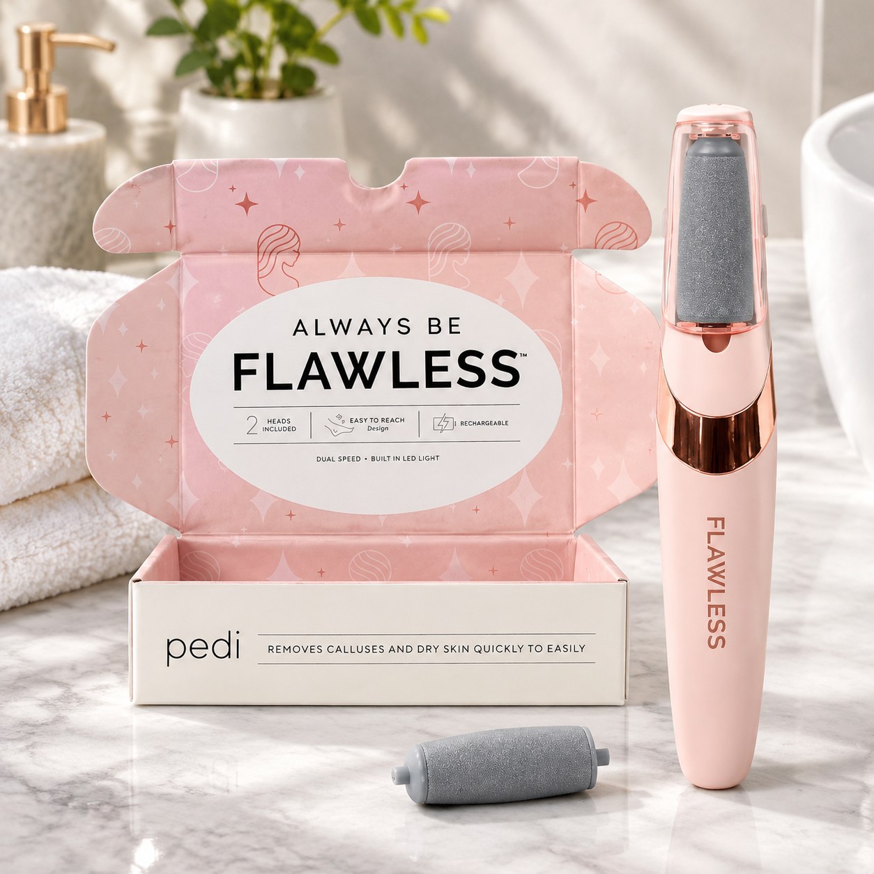 Bubello Electric Pedicure File and Callus Remover — Beauty appliances