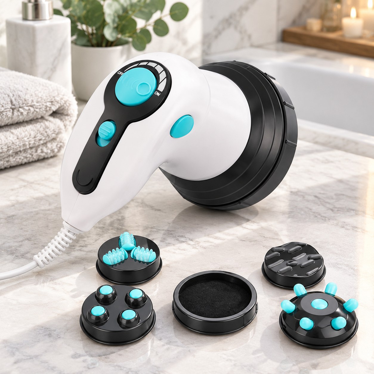 Dark Red Brand Infrared Anti-Cellulite Body Massager — Beauty appliances