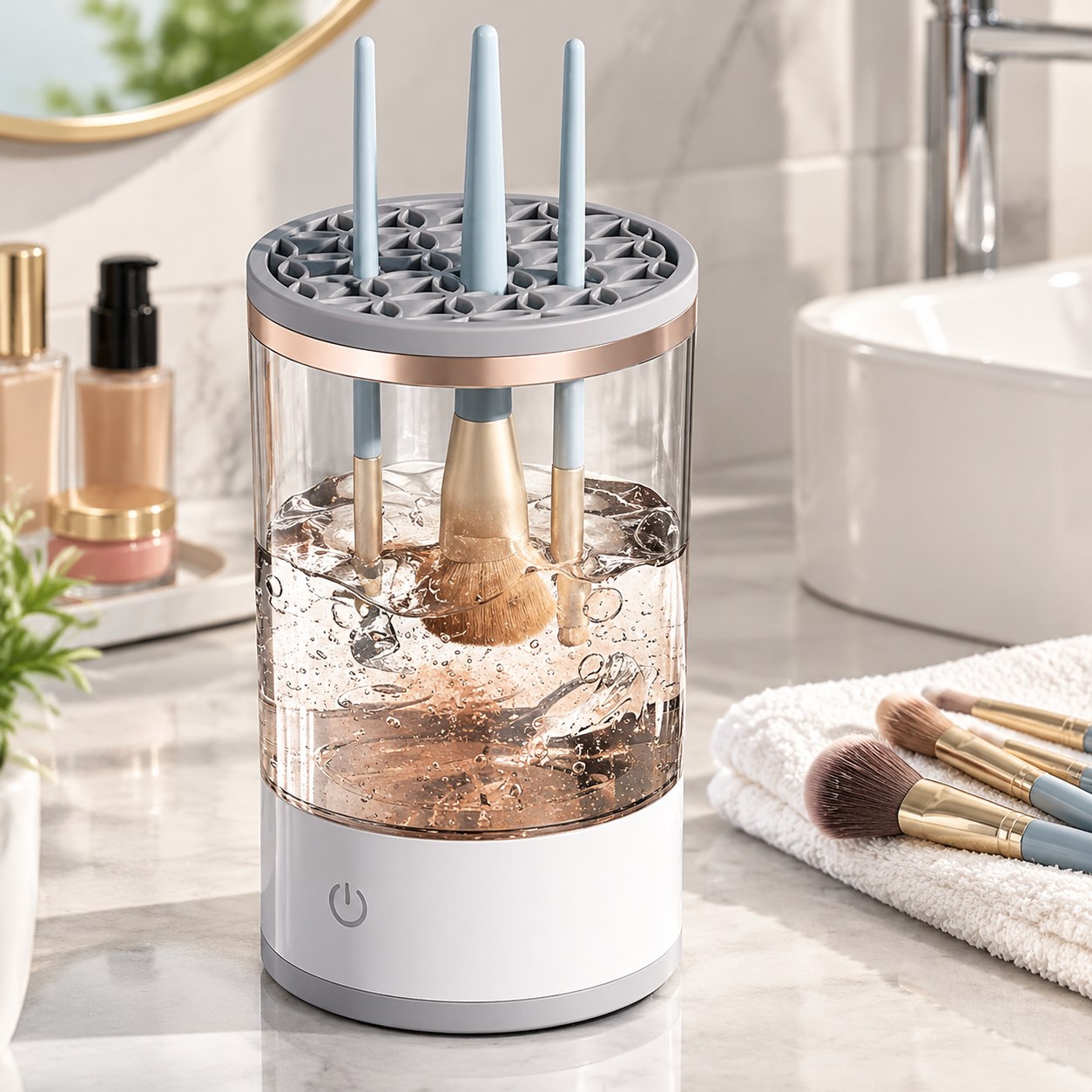 Automatic Makeup Brush Cleaner with USB Charging