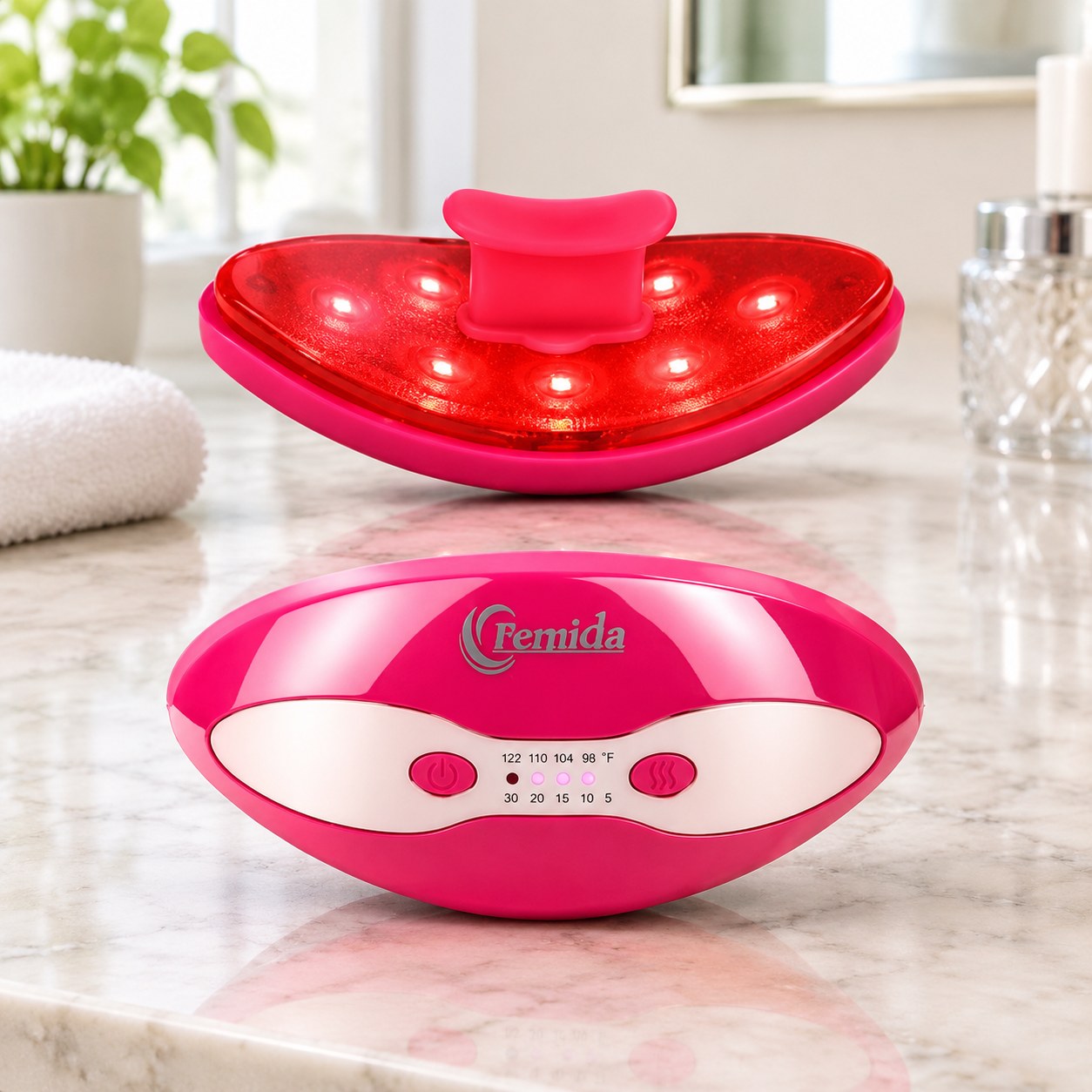 Fernida 2-in-1 Heated Lip and Eye Care Device — Beauty appliances