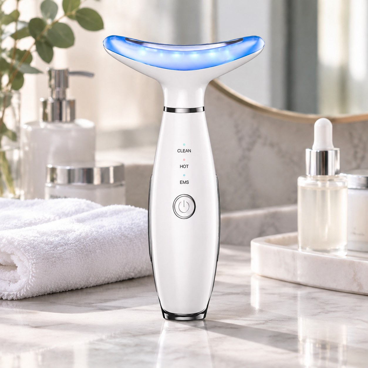 Hengbang 3-Mode Facial Massager for Care, Firmness, and Smoothness — Beauty appliances