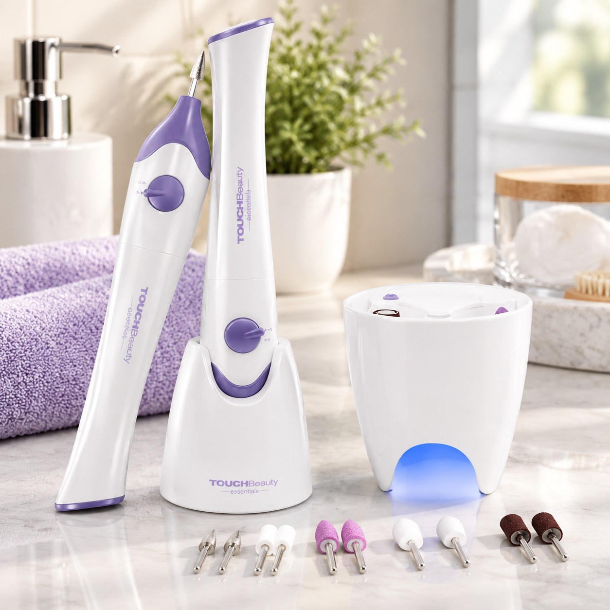 TOUCHBeauty Nagų poliravimo ir rankų bei kojų priežiūros įrenginys — Grožio prietaisai