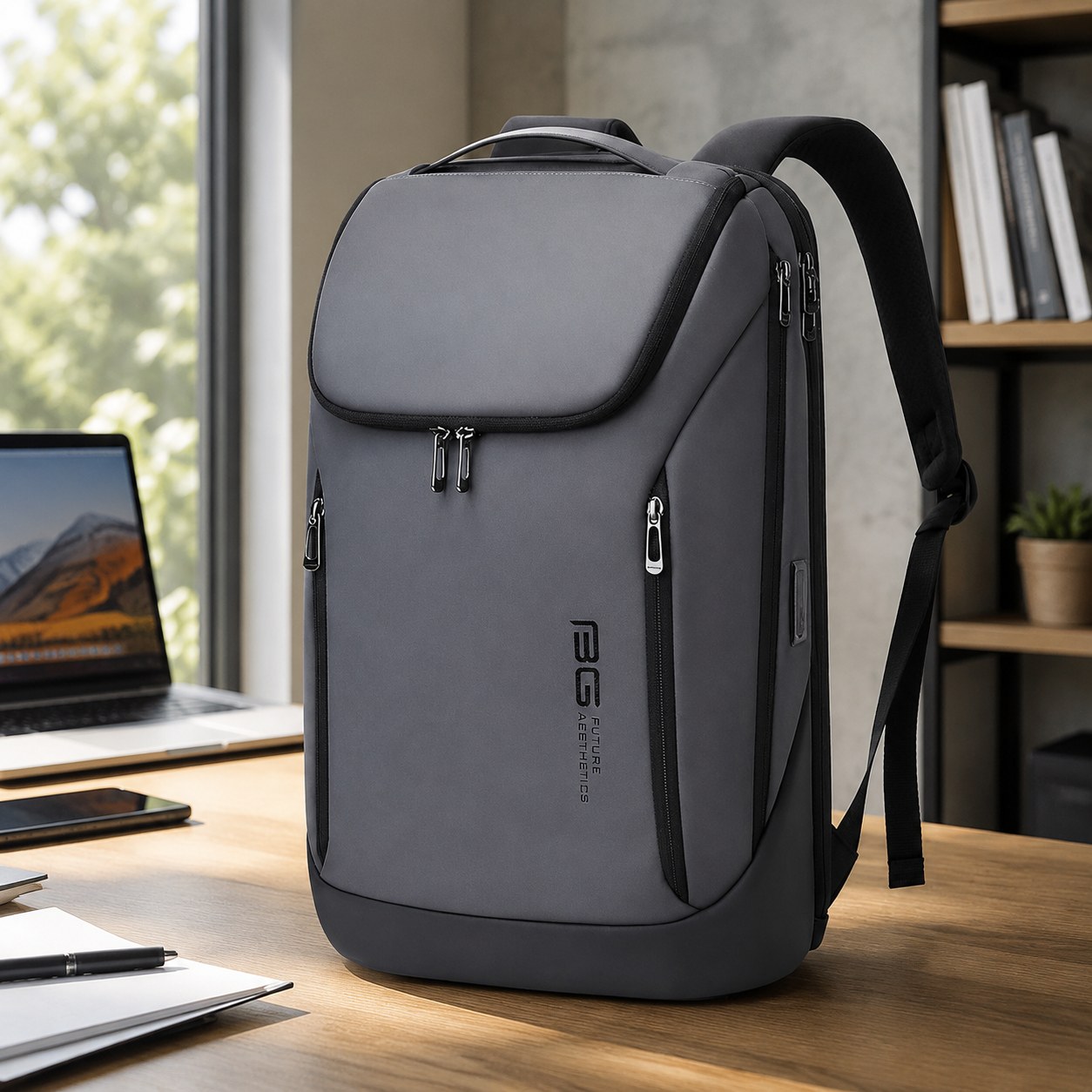 BANGE Spacious Backpack with Laptop Compartment