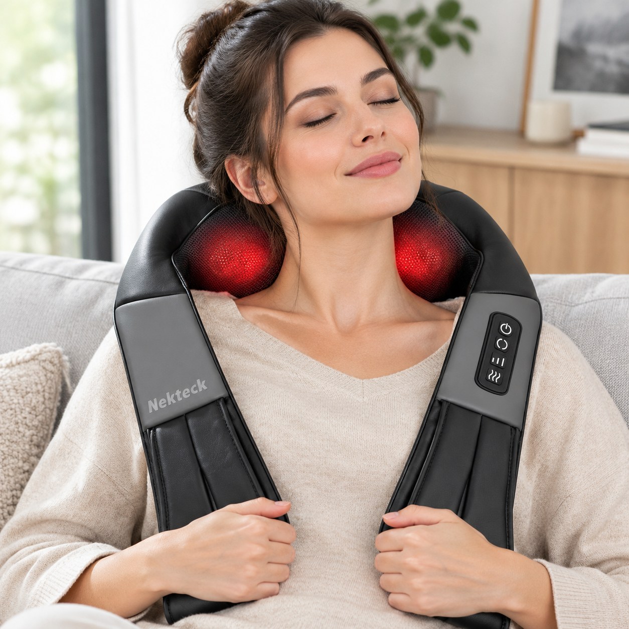 Dark Red Brand Heated Massager — Beauty appliances